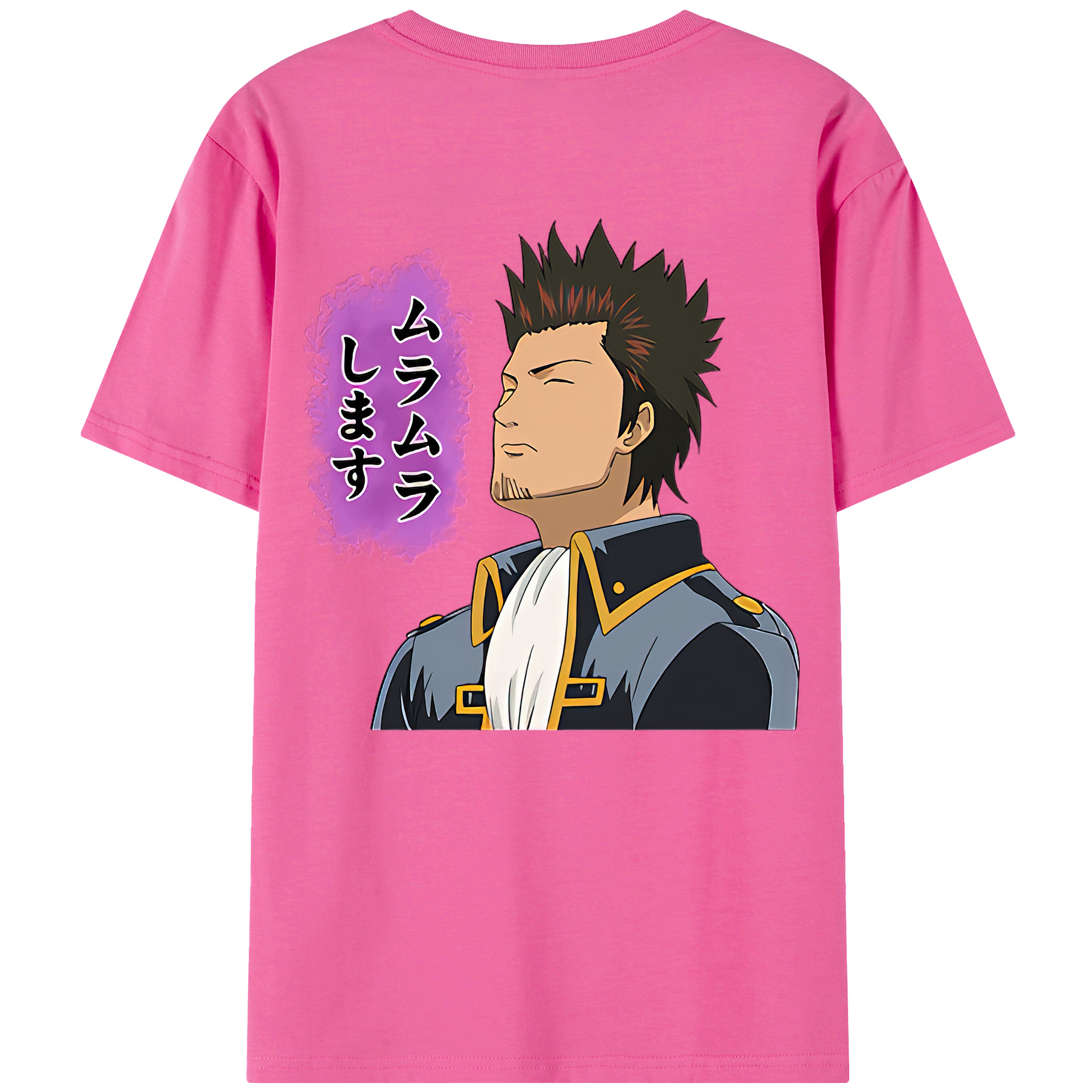 （画像用） ぎんたま 坂田銀時（さかたぎんとき） 神楽 志村新八（しむら しんぱち） GINTAMA Sakata Gintoki Kagura Shimura Shinpachi レディース半袖Tシャツ(バックプリント)